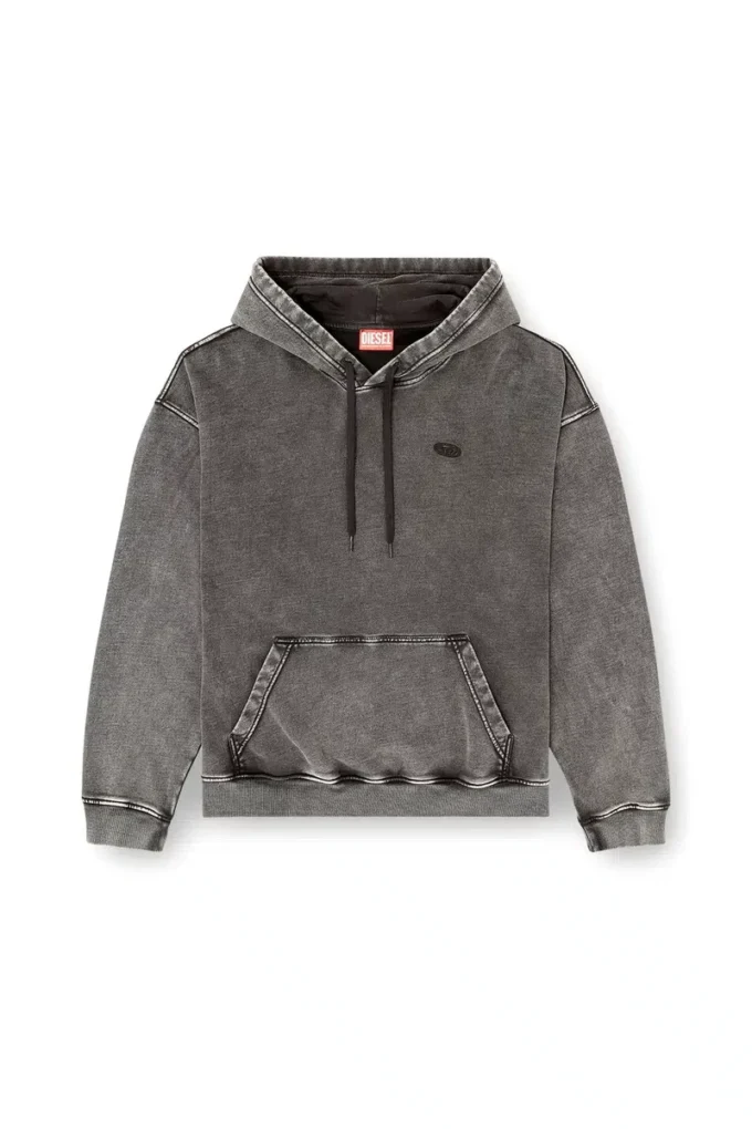 s-boxt-hood-den Hoodie with raw-cut back patch