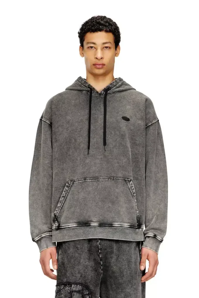 s-boxt-hood-den Hoodie with raw-cut back patch