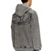 s-boxt-hood-den Hoodie with raw-cut back patch