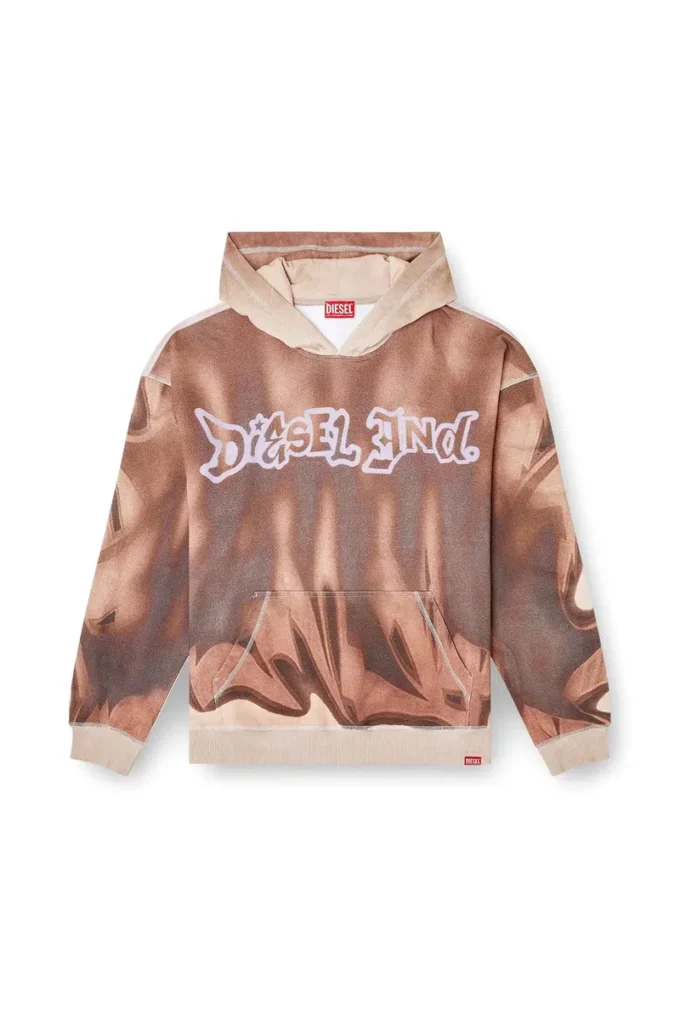 s-boxt-hood-show Hoodie with graffiti print