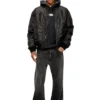 s-boxt-hood-t10 Hoodie with cut-out metal Oval D