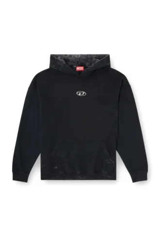 s-boxt-hood-t10 Hoodie with cut-out metal Oval D