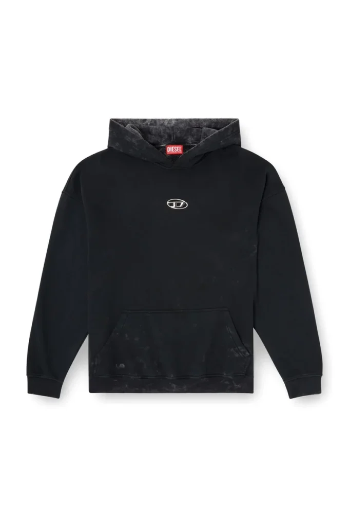 s-boxt-hood-t10 Hoodie with cut-out metal Oval D