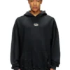 s-boxt-hood-t10 Hoodie with cut-out metal Oval D