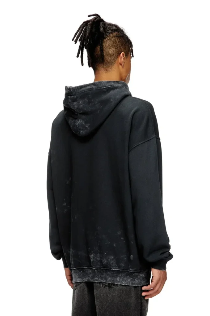 s-boxt-hood-t10 Hoodie with cut-out metal Oval D