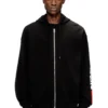 s-boxt-zip-hood-div Hoodie with logo patch embroidery
