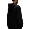 s-boxt-zip-hood-div Hoodie with logo patch embroidery