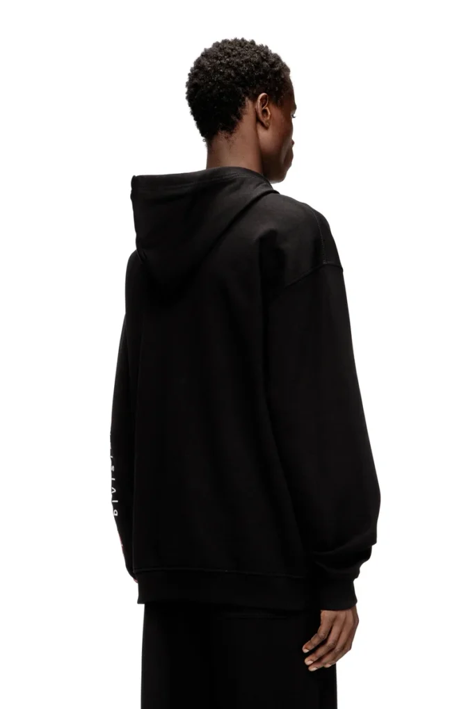 s-boxt-zip-hood-div Hoodie with logo patch embroidery