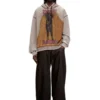 s-boxton-hood Hoodie with print and studs