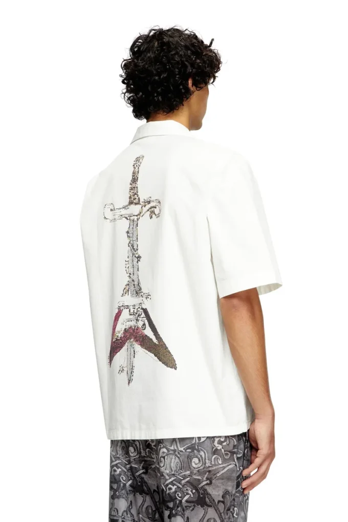 s-brack-a-hgbs Shirt with sword print