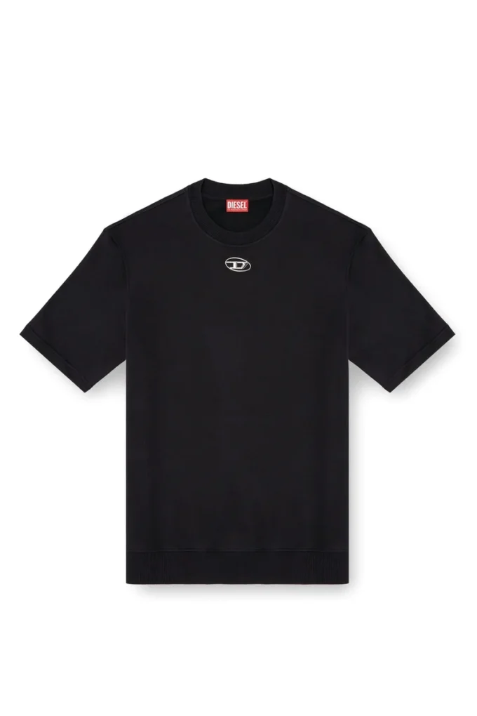 s-cooling-l1 Half-sleeve sweatshirt with metallic logo