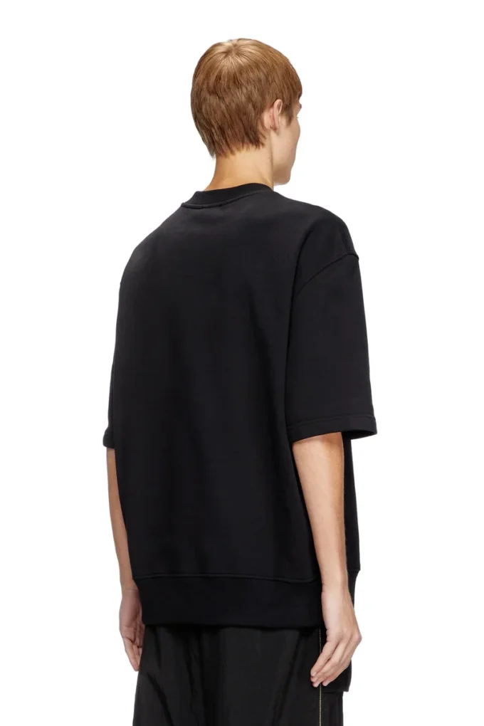 s-cooling-l1 Half-sleeve sweatshirt with metallic logo