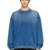 s-crao-boxt Cotton sweater with contrasting stitching
