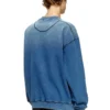 s-crao-boxt Cotton sweater with contrasting stitching