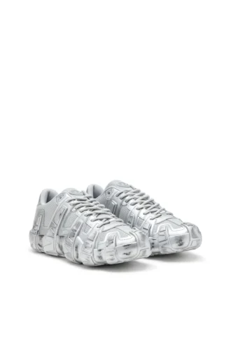 s-d-griffe low S-D-Griffe-Metallic sneakers in mesh and PU