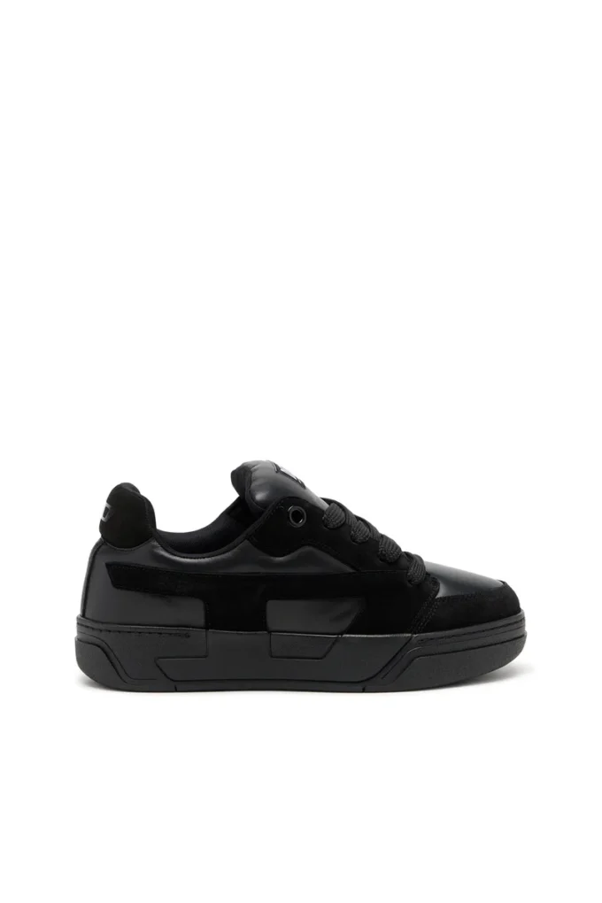 s-d-ollie low D-Ollie-Monochrome sneakers in suede and leather