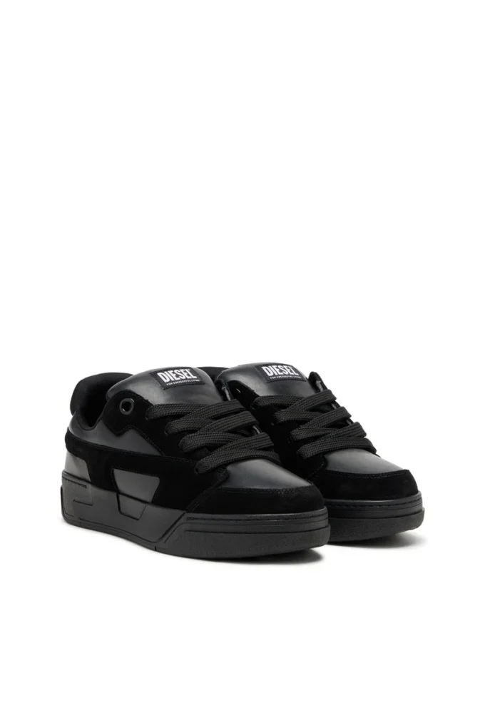 s-d-ollie low D-Ollie-Monochrome sneakers in suede and leather
