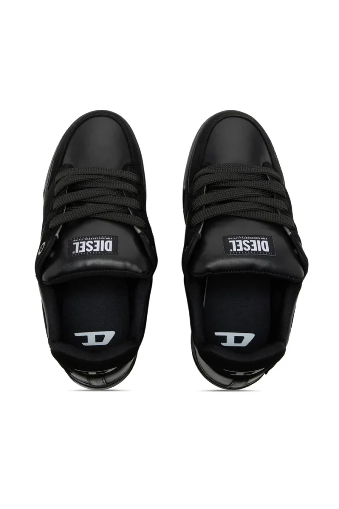 s-d-ollie low D-Ollie-Monochrome sneakers in suede and leather