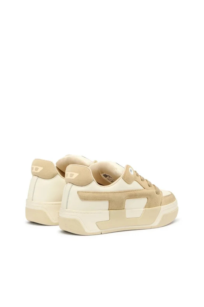 s-d-ollie low w D-Ollie-Distressed sneakers in leather and suede