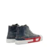 s-d-verse mid ii D-Verse-High-top sneakers in denim with D logo