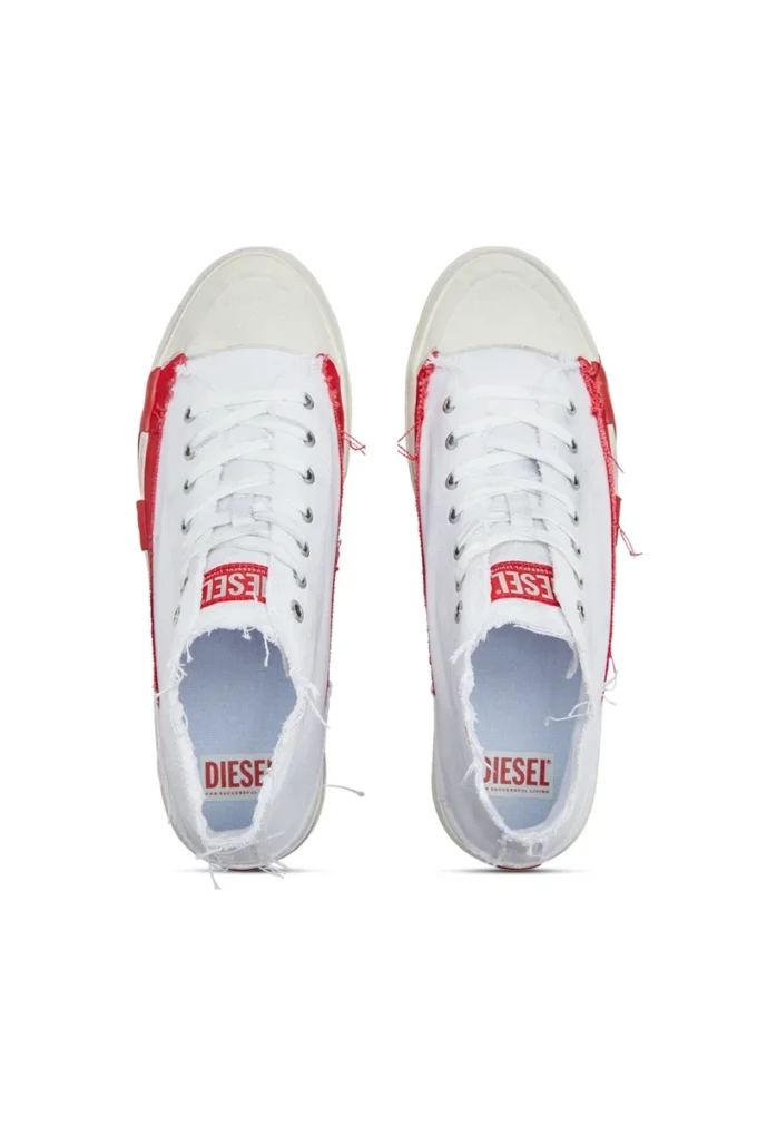 s-d-verse mid S-D-Verse-Dirty-effect high-top canvas sneakers