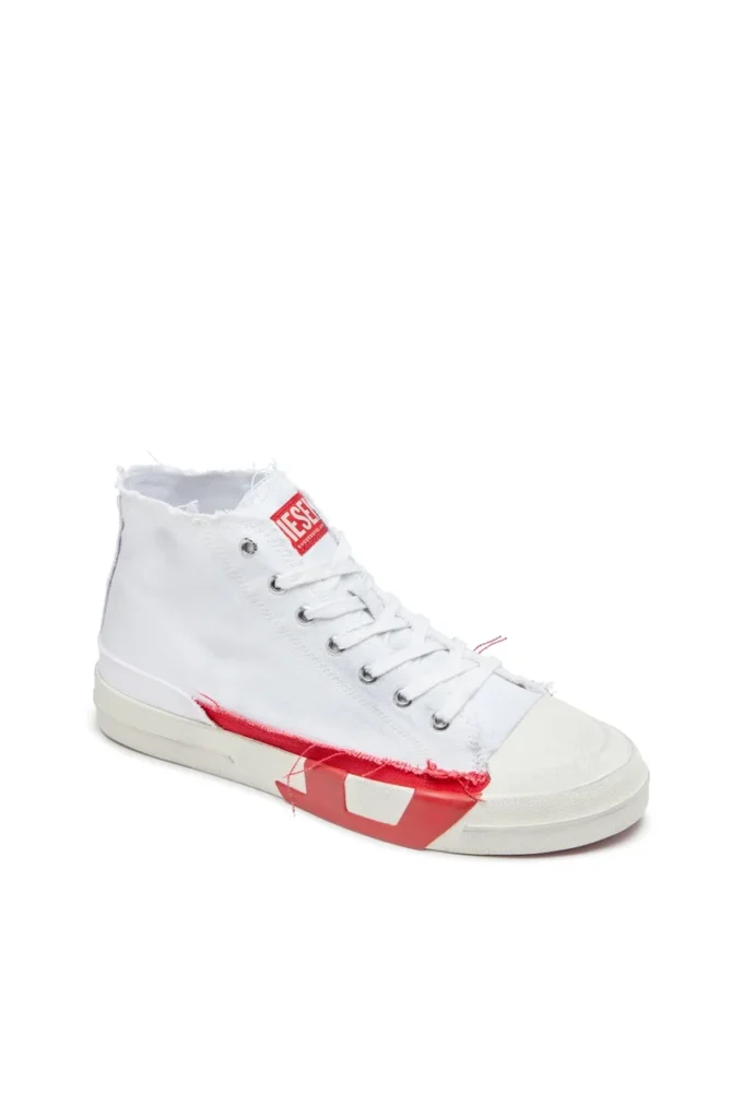 s-d-verse mid S-D-Verse-Dirty-effect high-top canvas sneakers