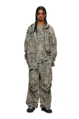 s-dewny-hood-hockk Camo shirt with destroyed finish