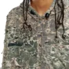 s-dewny-hood-hockk Camo shirt with destroyed finish