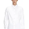 s-fitty-a Formal shirt with logo-embroidered collar