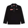 s-gander-r Half-zip shirt in jersey and poplin
