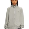 s-ginni-zip-od Zip-up sweatshirt with metallic logo