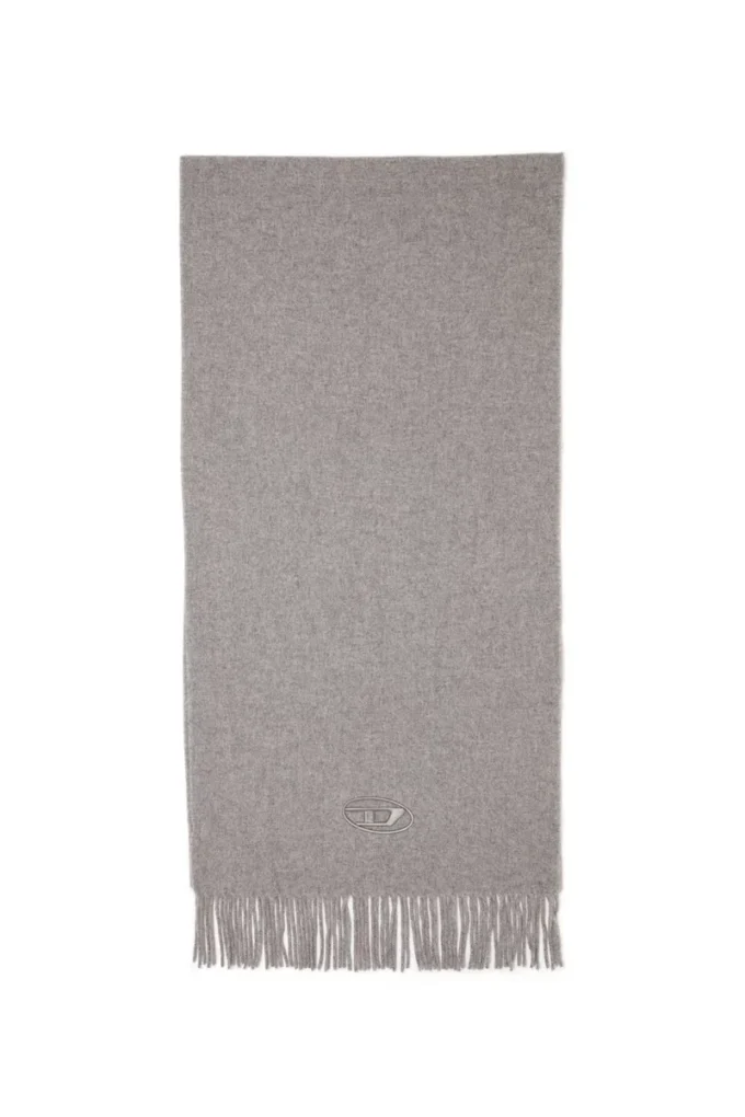 s-imon-d-long Wool-blend scarf with fringed edges