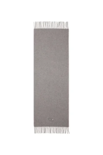 s-imon-d-long Wool-blend scarf with fringed edges
