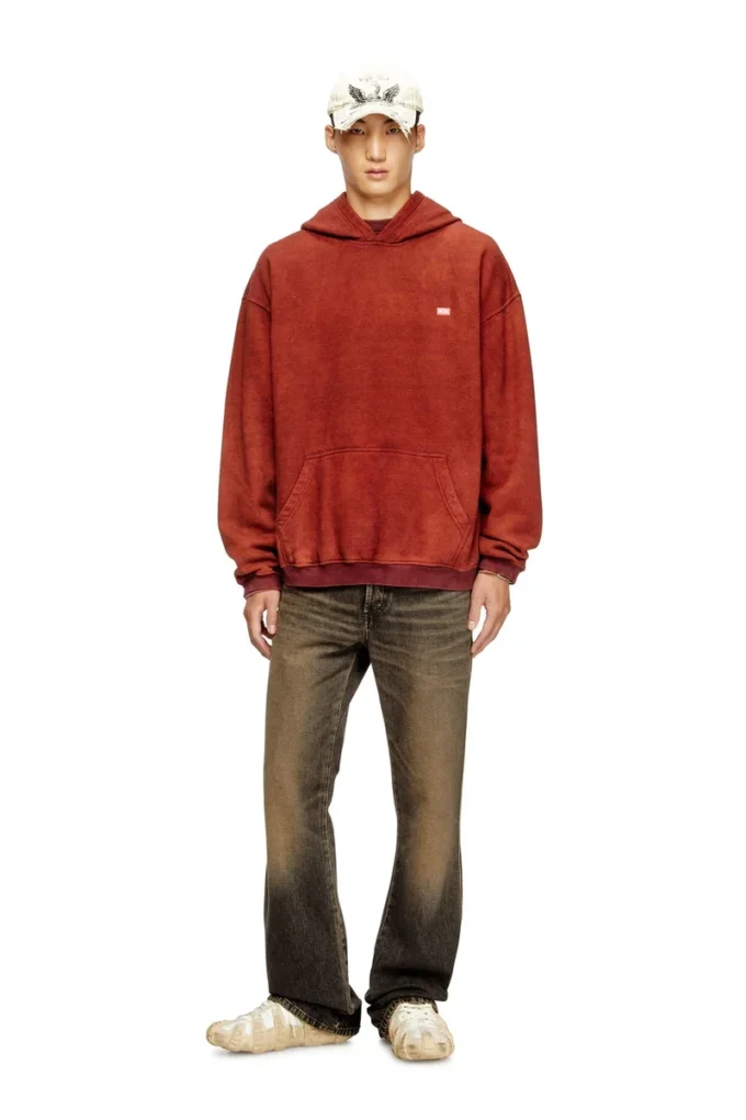 s-kai Cotton hoodie with kangaroo pocket