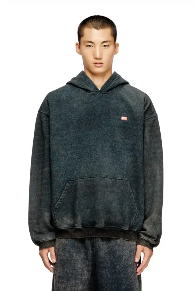 s-kai Cotton hoodie with kangaroo pocket