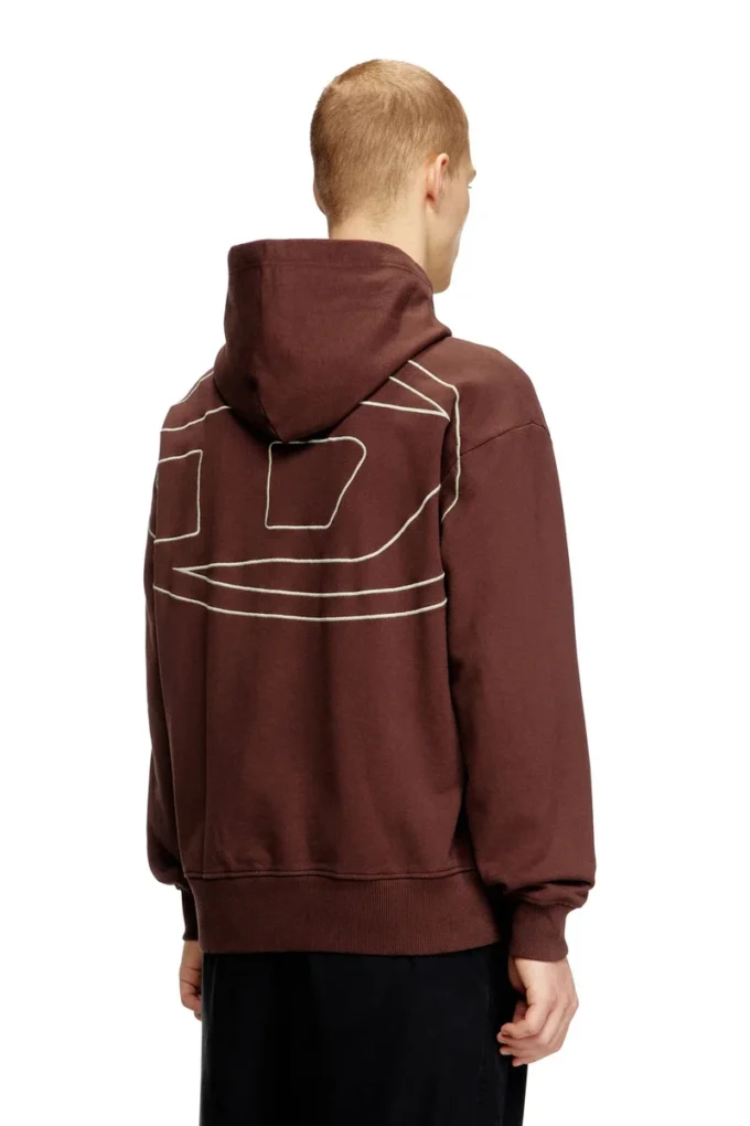 s-macs-hood-megoval-d Hoodie with logo embroidery