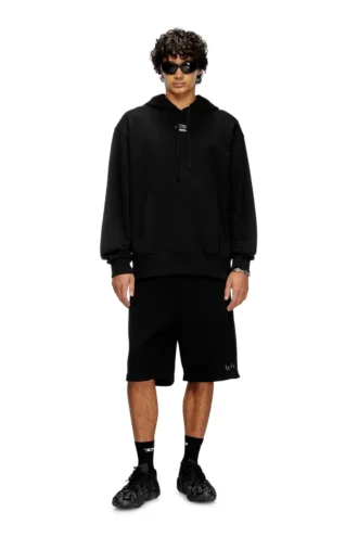s-macs-hood-od Hoodie with metallic logo