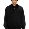 s-macs-hood-od Hoodie with metallic logo