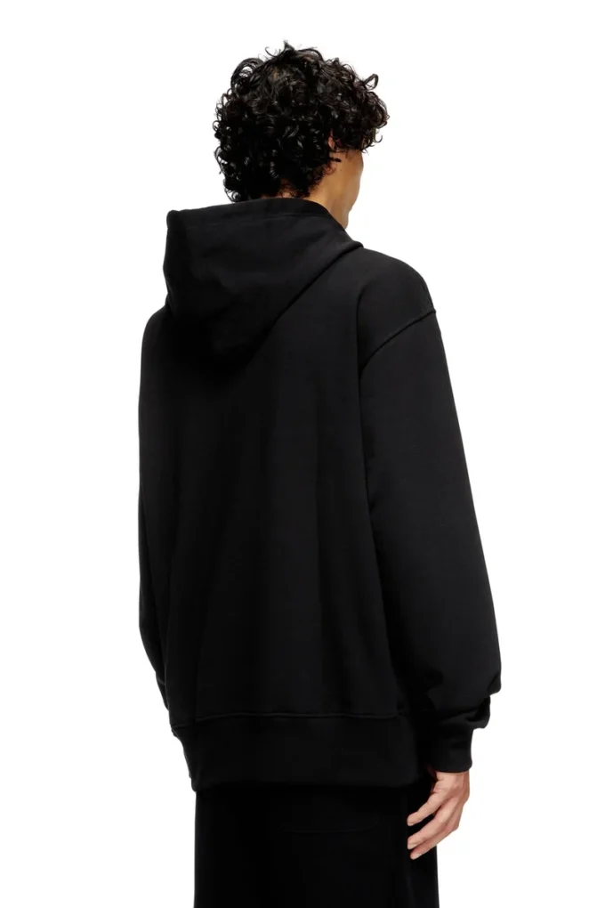 s-macs-hood-od Hoodie with metallic logo