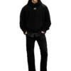 s-macs-hood-od Oversized hoodie with metallic logo