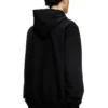 s-macs-hood-od Oversized hoodie with metallic logo