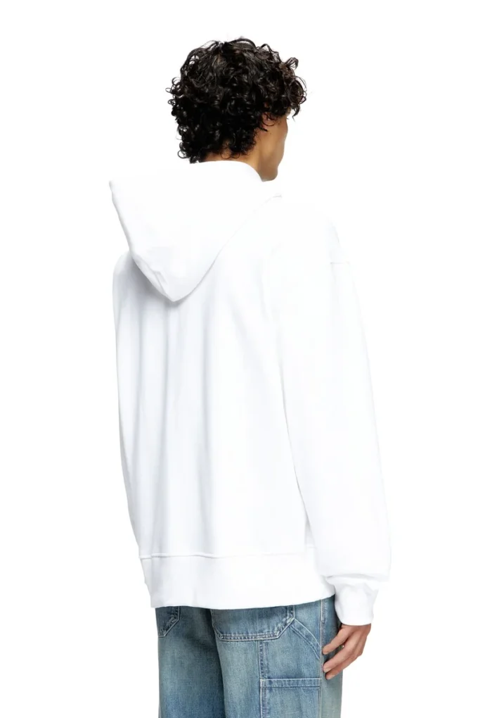 s-macs-hood-od Oversized hoodie with metallic logo