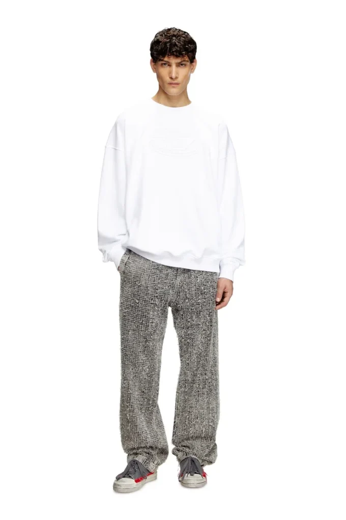 s-mart-bigoval Sweatshirt with embossed Oval D