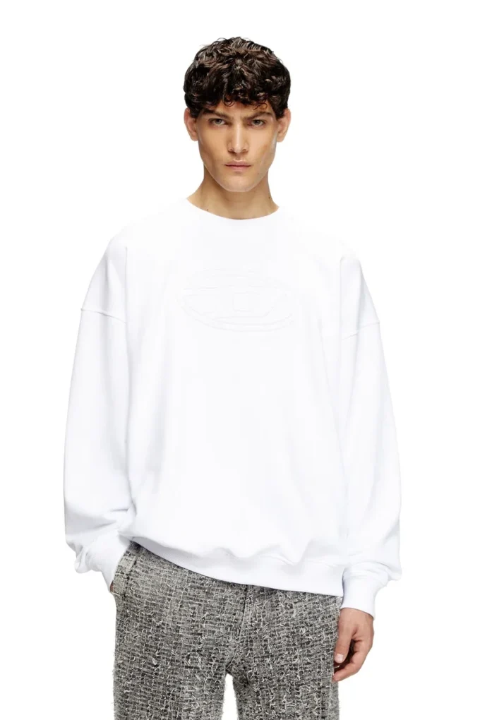 s-mart-bigoval Sweatshirt with embossed Oval D