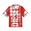 s-nabil Check bowling shirt with fading logo