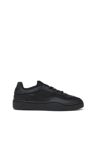 s-oval skate low S-Oval Skate-Fabric-panelled leather sneakers