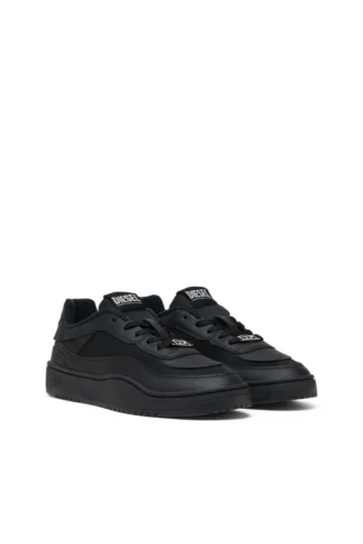 s-oval skate low S-Oval Skate-Fabric-panelled leather sneakers
