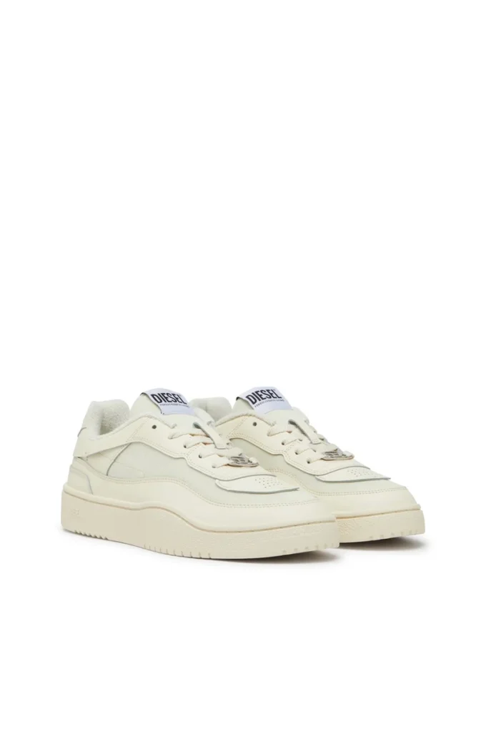 s-oval skate low S-Oval Skate-Fabric-panelled leather sneakers