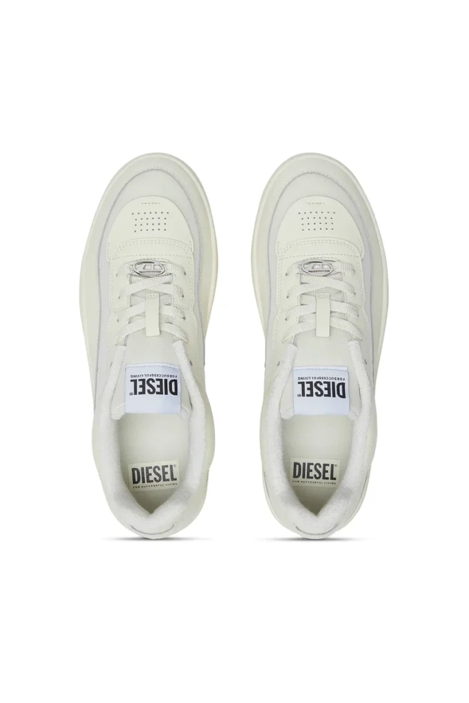 s-oval skate low S-Oval Skate-Fabric-panelled leather sneakers