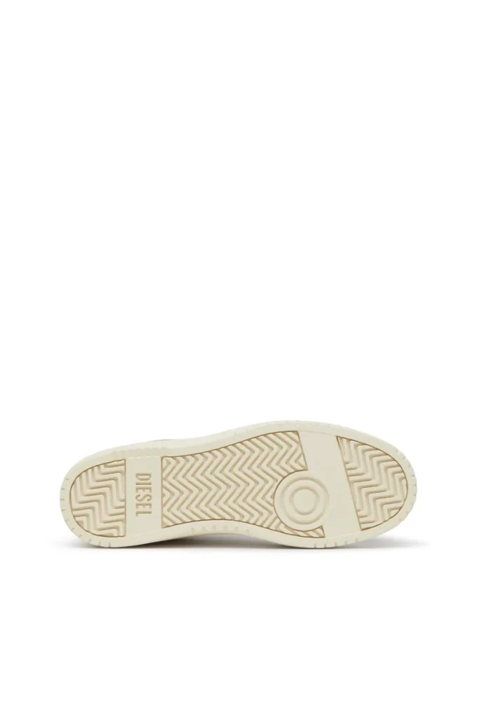 s-oval skate low S-Oval Skate-Fabric-panelled leather sneakers